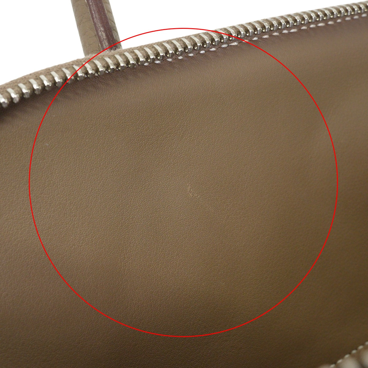 [Pre-loved] HERMES Shoulder bag Bolide31 Etoupe Taurillon Clemence Silver HW Stamp C[LIKE NEW][Authentic]