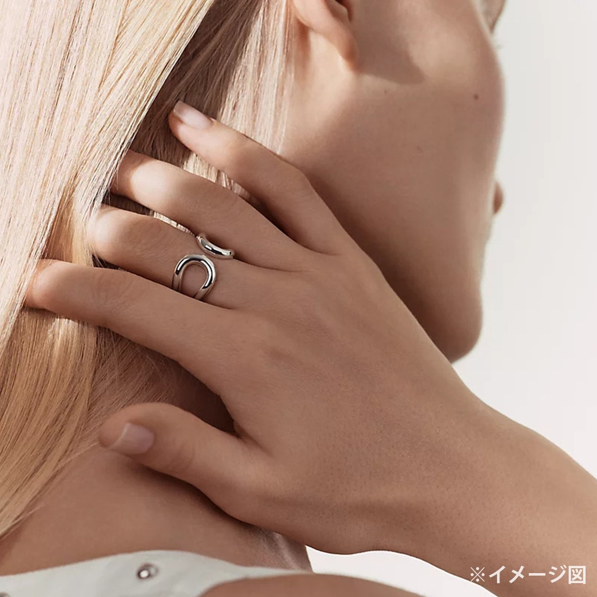 HERMES ring Lima PM Silver Silver925 (SV925 Ag925) #56[BRAND NEW][Authentic]