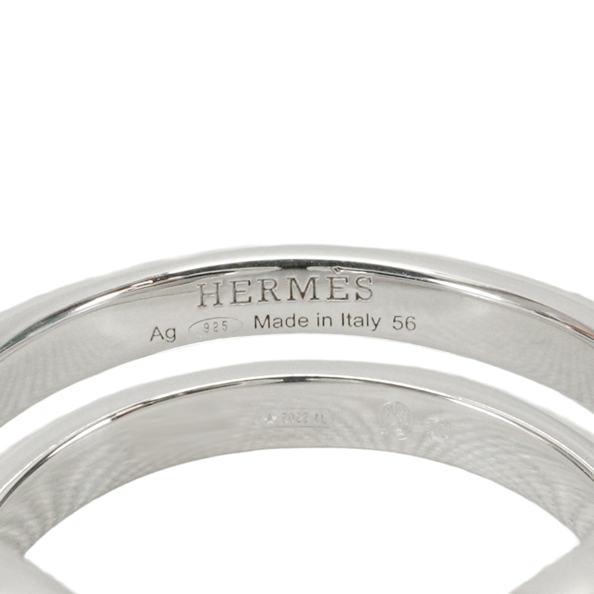 HERMES ring Lima PM Silver Silver925 (SV925 Ag925) #56[BRAND NEW][Authentic]