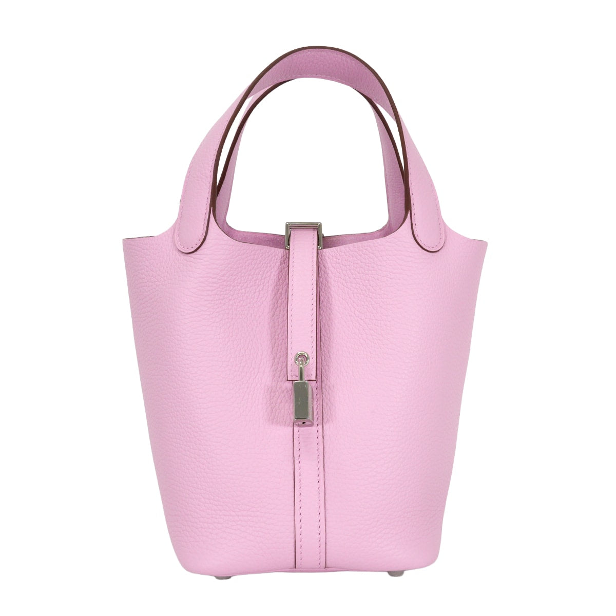 HERMES Handbag Picotin Lock 18 PM Mauve sylvestre Taurillon Clemence Silver HW Stamp W[EXCELLENT][Authentic]
