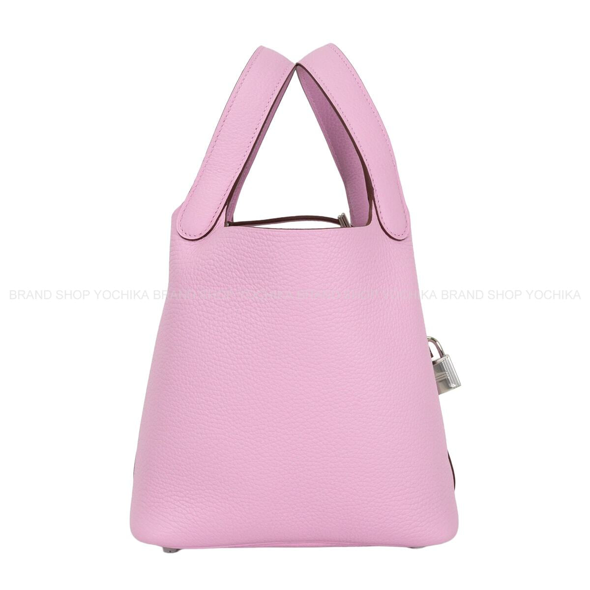 HERMES Handbag Picotin Lock 18 PM Mauve sylvestre Taurillon Clemence Silver HW Stamp W[EXCELLENT][Authentic]