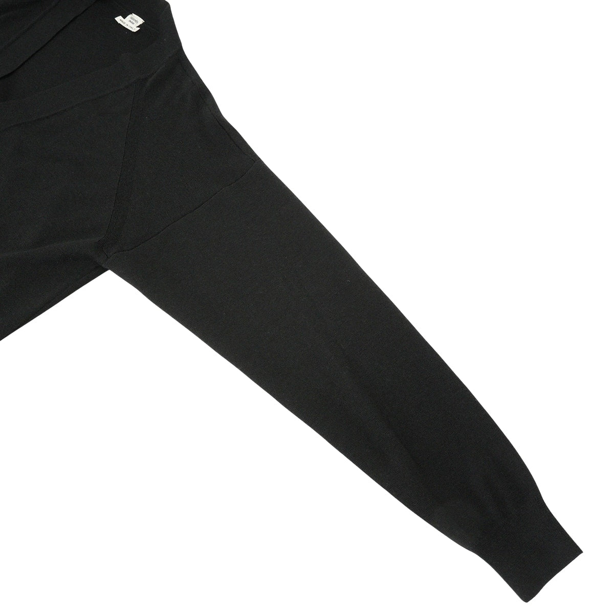 [Pre-loved] HERMES Cardigan Long Sleeve Ex-Libris Buttons Noir (Black) Cashmere50% / Silk50% #36[LIKE NEW][Authentic]