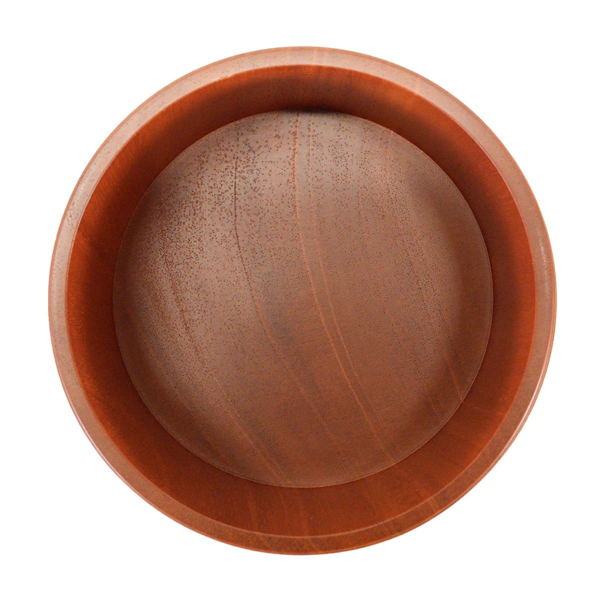 [Pre-loved] HERMES Round Box Ex-Libris Twilly Trinket CaseNatural Lacquered Wood[LIKE NEW][Authentic]