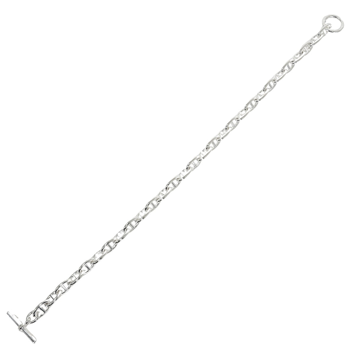 HERMES necklace Chaine D'ancre GM 29links Silver Silver925 (SV925 Ag925)[EXCELLENT][Authentic]