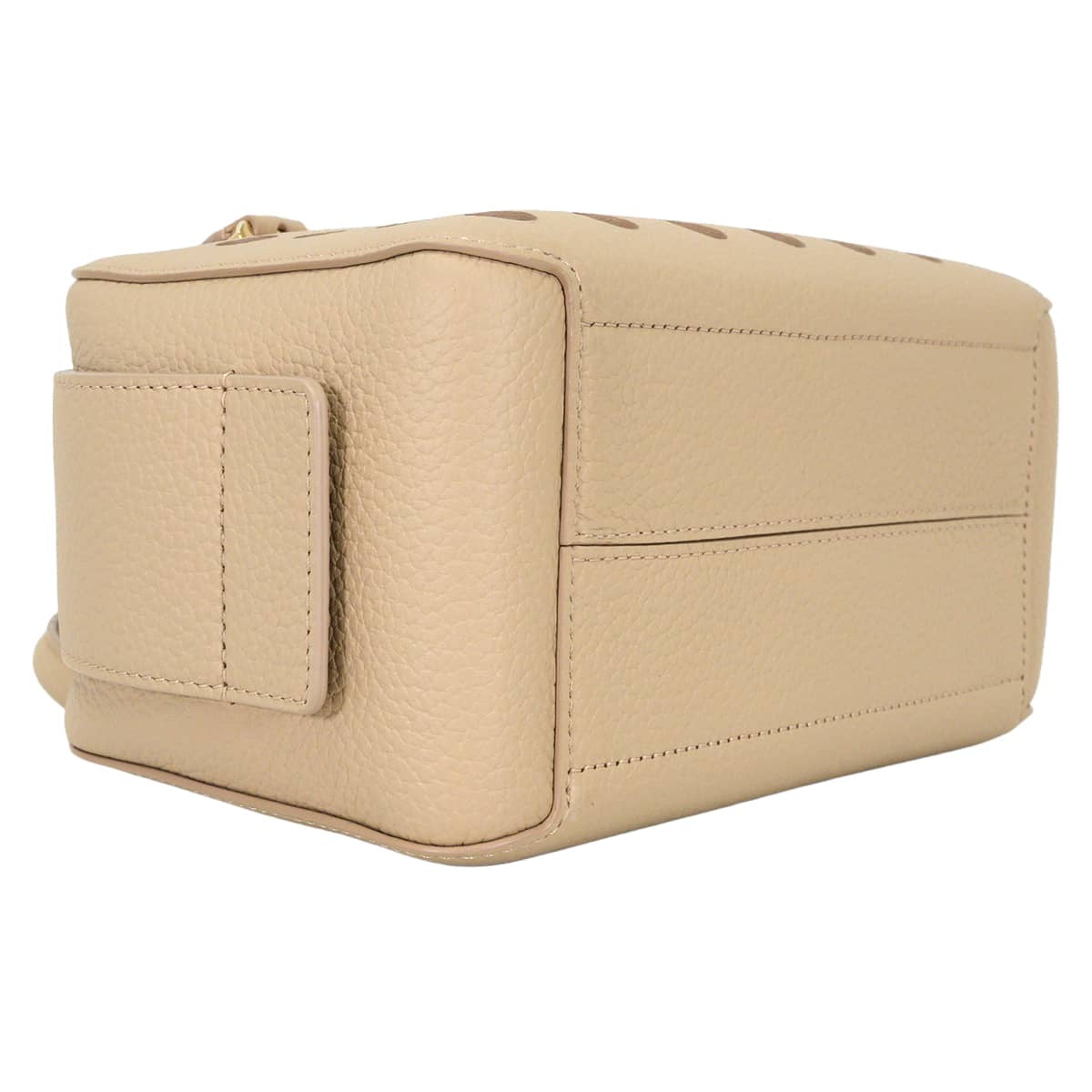 [Pre-loved] Delvaux Handbag Cool Box Mini AirlessSirocco Taurillon Soft Gold HW AA0670BAH021YDO[LIKE NEW][Authentic]