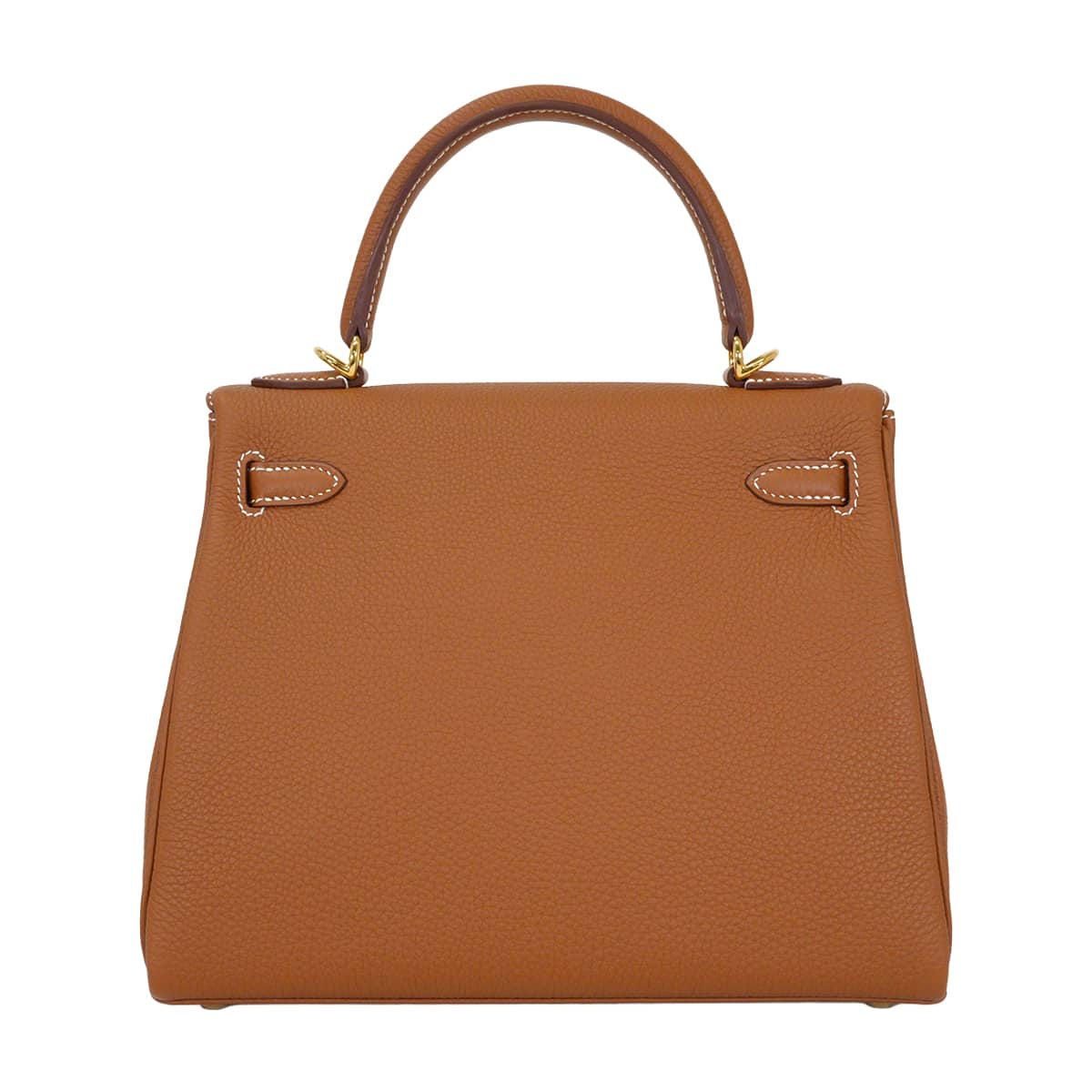 HERMES Shoulder bag Kelly25 Retourne Gold Veau Togo Gold HW Stamp G[BRAND NEW][Authentic]