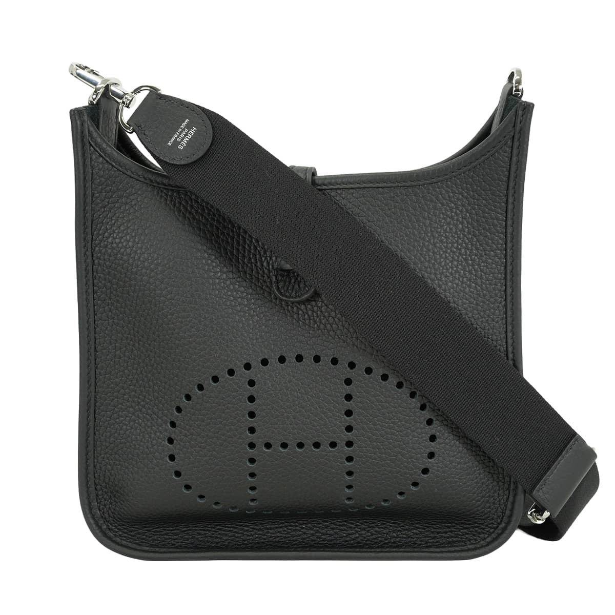 HERMES Shoulder bag Evelyne 23 Noir (Black) Taurillon Clemence Silver HW Stamp G[BRAND NEW][Authentic]