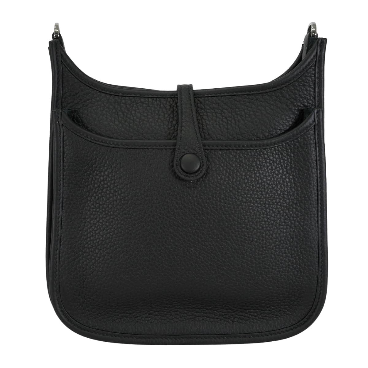 HERMES Shoulder bag Evelyne 23 Noir (Black) Taurillon Clemence Silver HW Stamp G[BRAND NEW][Authentic]
