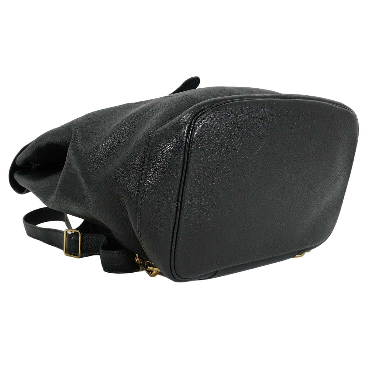 [Pre-loved] HERMES Backpack/daypack/Ruck sack Isabel Vintage Backpack Noir (Black) Chevre Coromandel Gold HW Stamp 〇X[USED SA][Authentic]