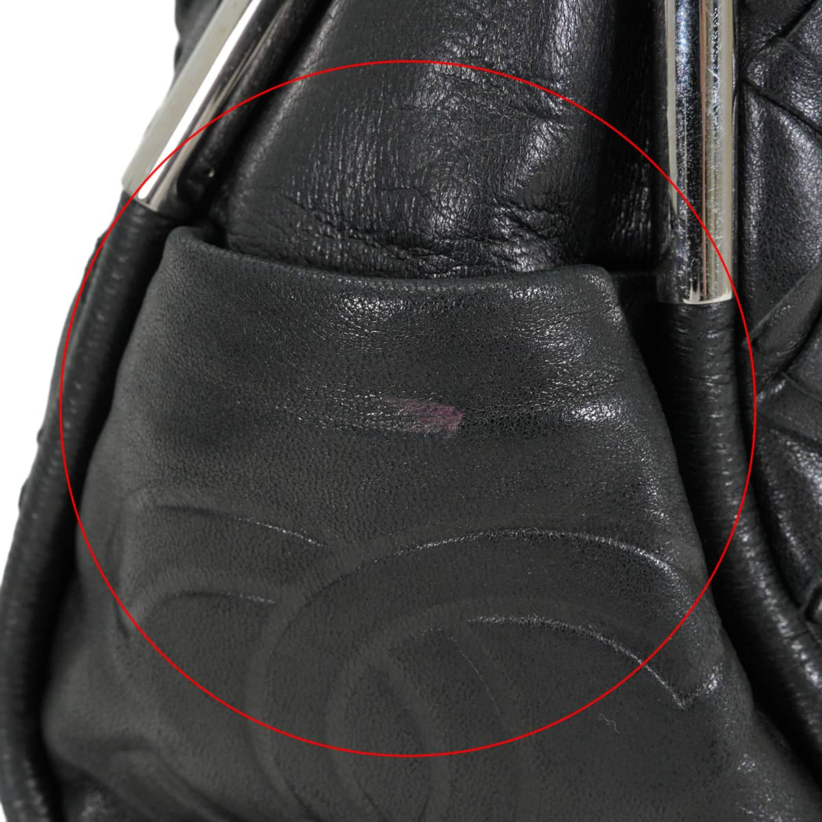 [Pre-loved] CHANEL Shoulder bag Matelasse Side Coco Mark Noir (Black) Lambskin Silver HW A34487[USED AB][Authentic]