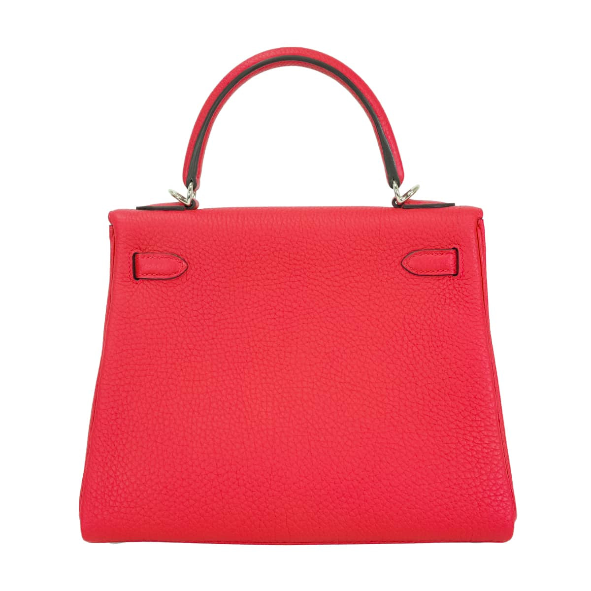 HERMES Shoulder bag Kelly25 Retourne Framboise Veau Togo Silver HW Stamp Z[EXCELLENT][Authentic]