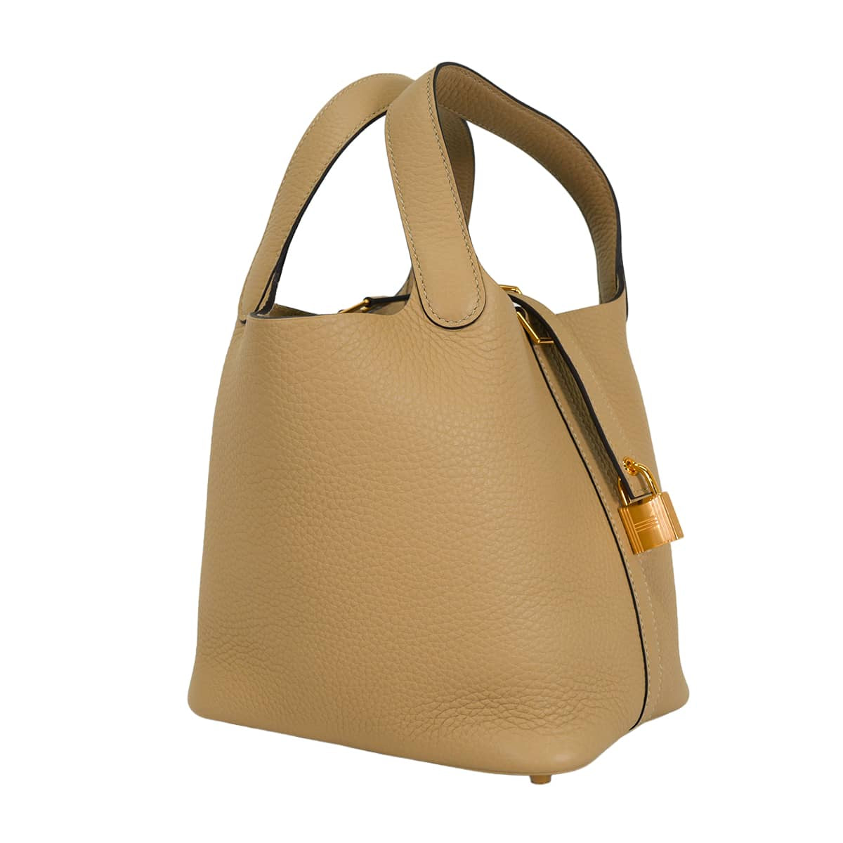 HERMES Handbag Picotin Lock 18 PM Trench Taurillon Clemence Gold HW Stamp K[BRAND NEW][Authentic]