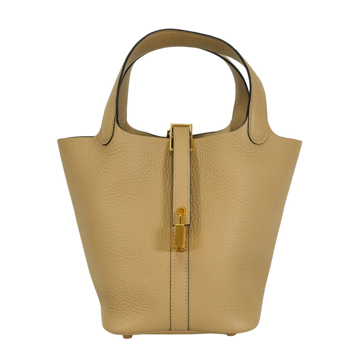 HERMES Handbag Picotin Lock 18 PM Trench Taurillon Clemence Gold HW Stamp K[BRAND NEW][Authentic]