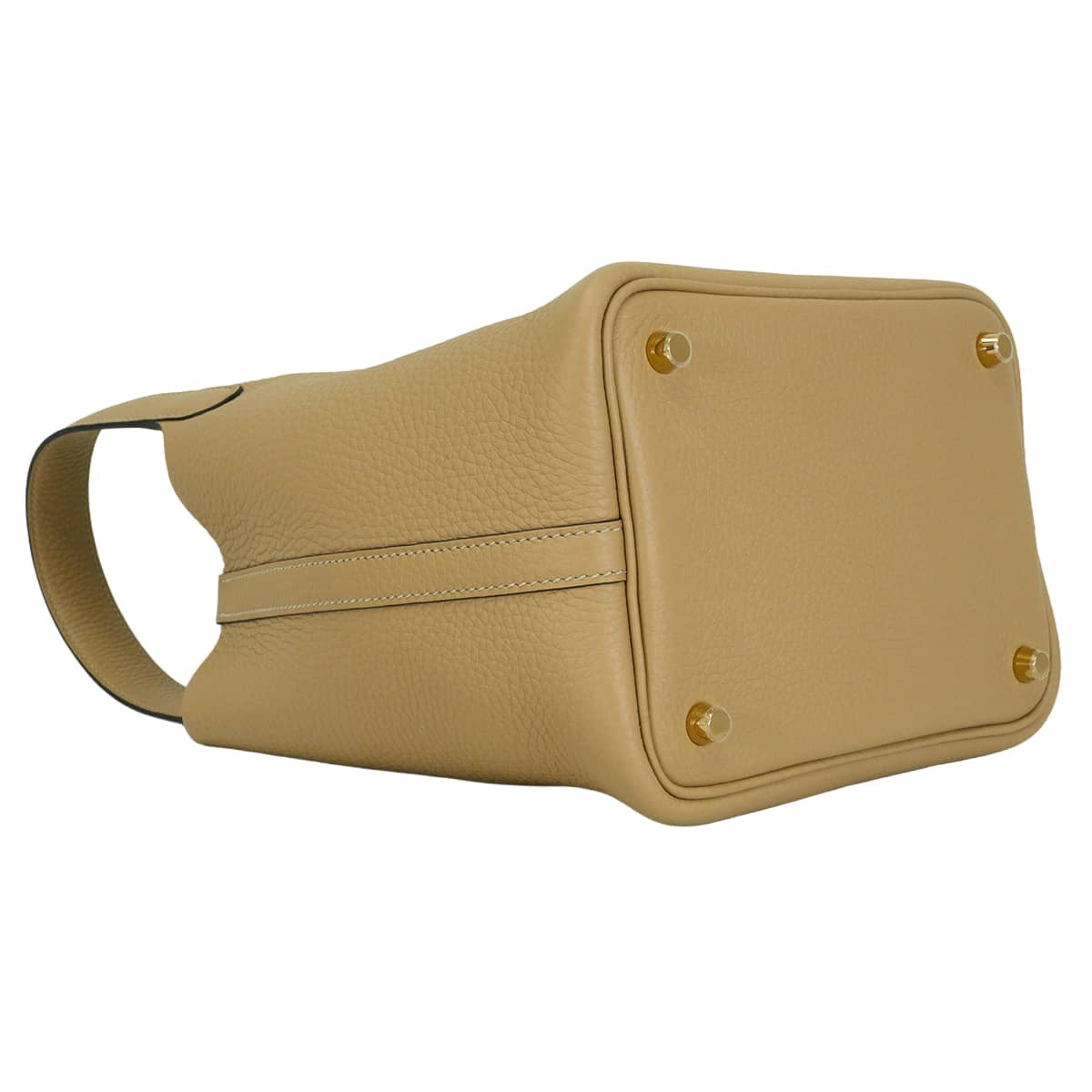 HERMES Handbag Picotin Lock 18 PM Trench Taurillon Clemence Gold HW Stamp K[BRAND NEW][Authentic]
