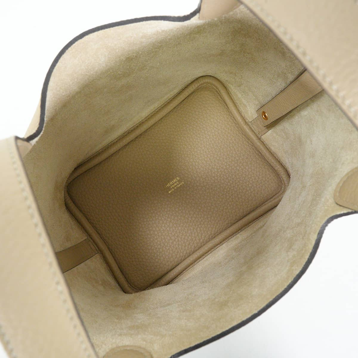 HERMES Handbag Picotin Lock 18 PM Trench Taurillon Clemence Gold HW Stamp K[BRAND NEW][Authentic]