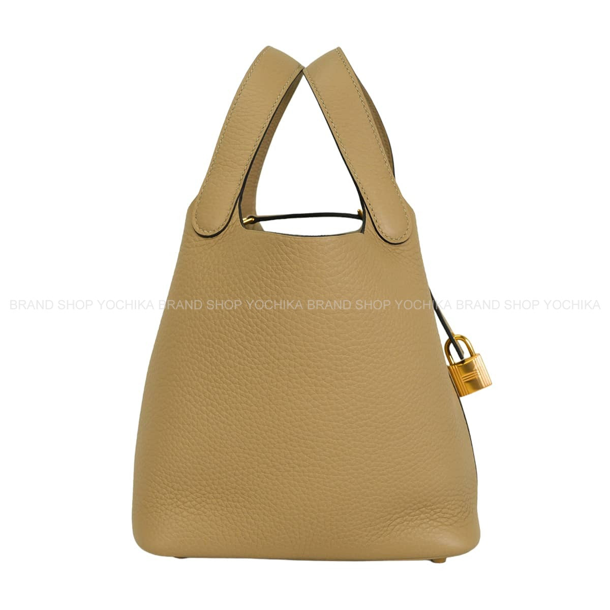 HERMES Handbag Picotin Lock 18 PM Trench Taurillon Clemence Gold HW Stamp K[BRAND NEW][Authentic]