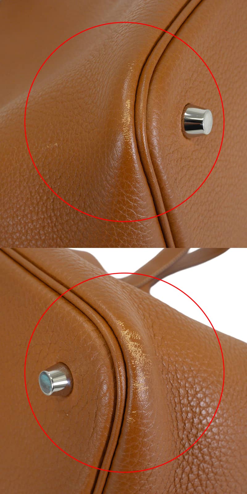 [Pre-loved] HERMES Handbag Picotin Lock 22 MM Gold Taurillon Clemence Silver HW Stamp Z[USED A][Authentic]