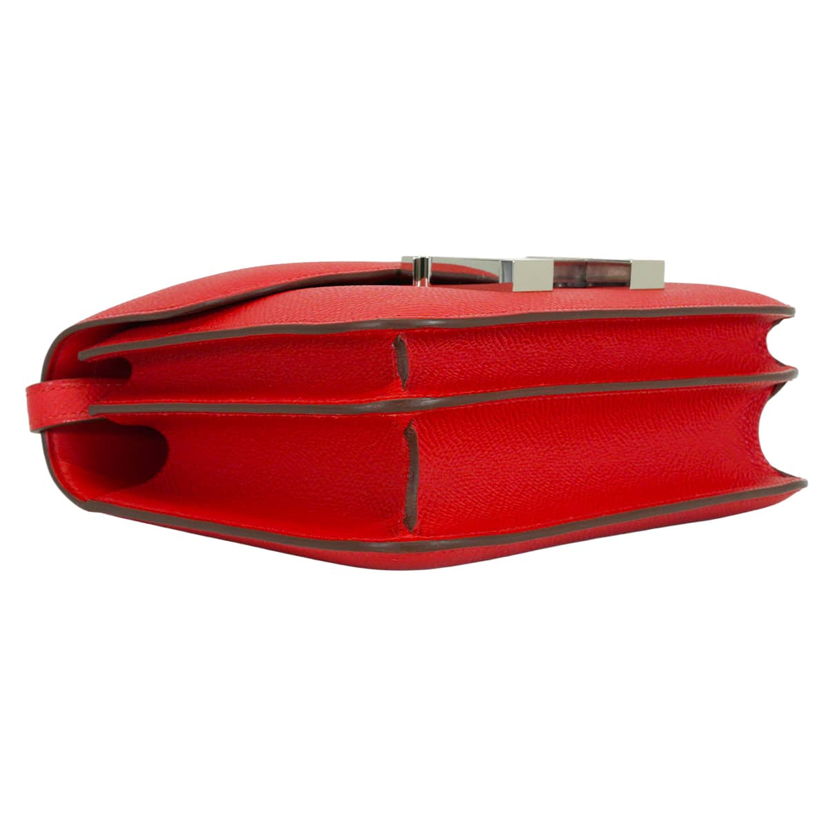 HERMES Shoulder bag Constance 3 18 Miroir Rouge Radieux Veau Epsom/Lacquer Silver HW Stamp G[EXCELLENT][Authentic]