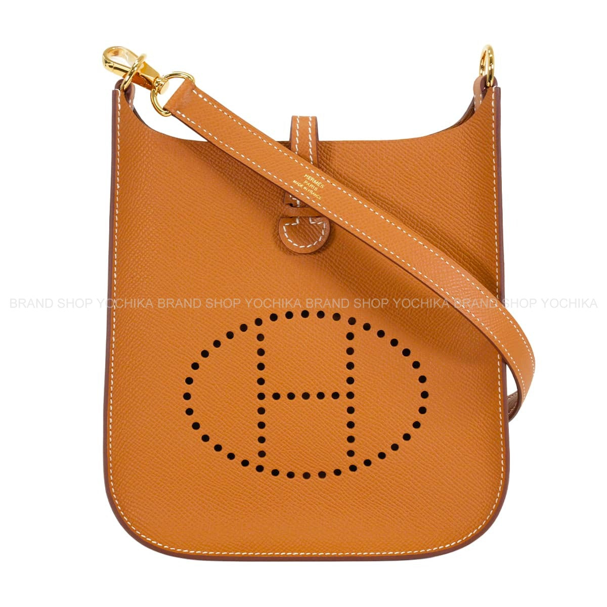 HERMES Shoulder bag Evelyne 16 TPM Sellier Gold Veau Epsom Gold HW Stamp G[BRAND NEW][Authentic]