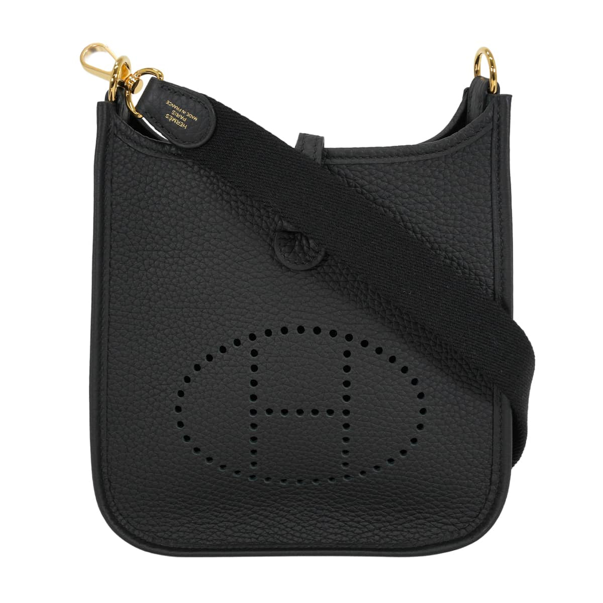 HERMES Shoulder bag Evelyne 16 TPM Short Noir (Black) Taurillon Clemence Gold HW Stamp G[BRAND NEW][Authentic]