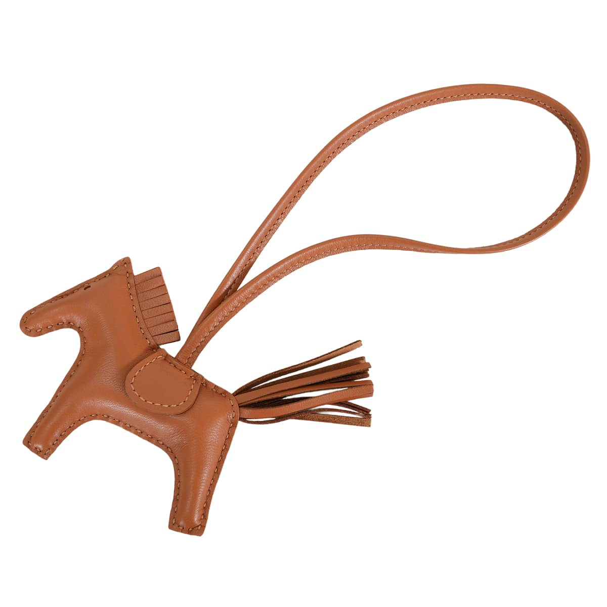 HERMES bag charm Rodeo PM SO GOLD Gold Agneau Milo Stamp G[BRAND NEW][Authentic]