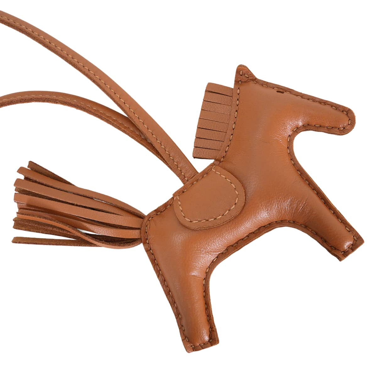 HERMES bag charm Rodeo PM SO GOLD Gold Agneau Milo Stamp G[BRAND NEW][Authentic]