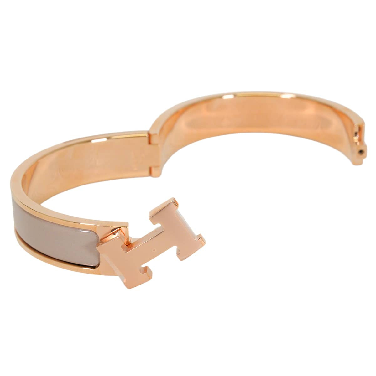 HERMES bracelet Clic H PM Marron Grace Rose Gold plated Rose Gold HW[BRAND NEW][Authentic]