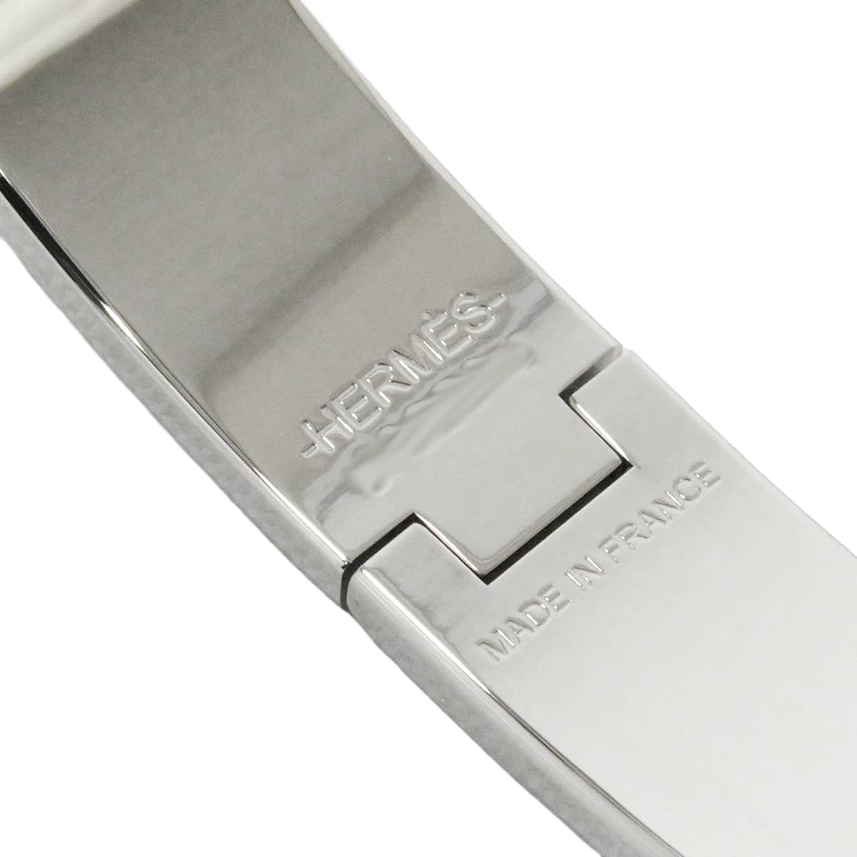 HERMES bracelet Men's Clic HH #T5 MatteNoir matte Silver plated Silver HW[BRAND NEW][Authentic]