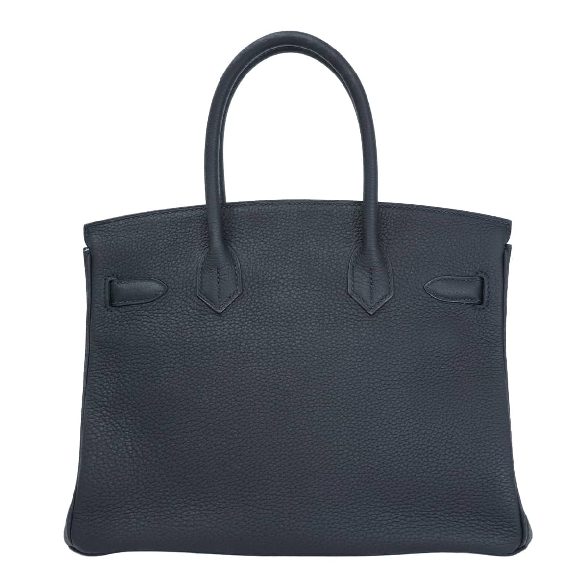 [Pre-loved] HERMES Handbag Birkin30 Blue Indigo Veau Togo Gold HW Stamp U[LIKE NEW][Authentic]