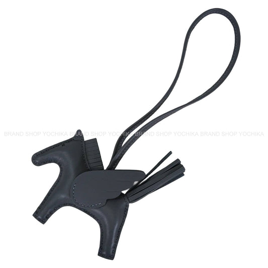 HERMES bag charm Rodeo Pegasus PM So Ardoise Ardoise Agneau Milo/Veau Swift Stamp W[EXCELLENT][Authentic]