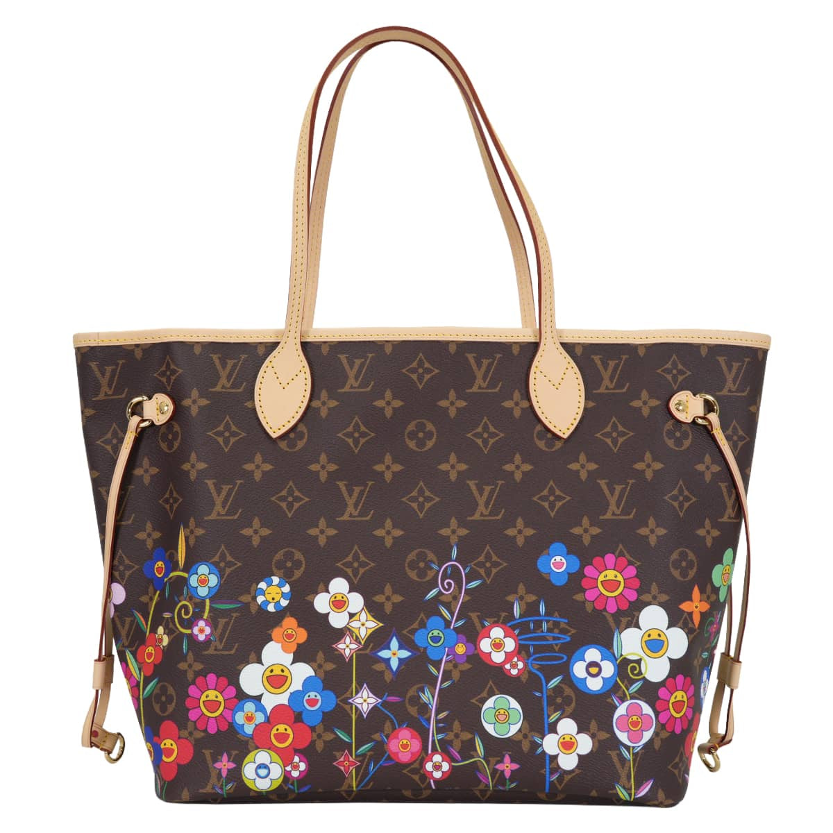 LOUIS VUITTON tote bag LV×TM Takashi Murakami Neverfull MM Multicolor PVC coated canvas Gold HW M13271[BRAND NEW][Authentic]