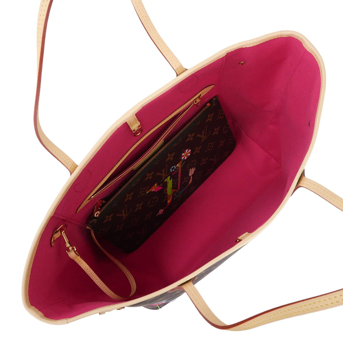 LOUIS VUITTON tote bag LV×TM Takashi Murakami Neverfull MM Multicolor PVC coated canvas Gold HW M13271[BRAND NEW][Authentic]