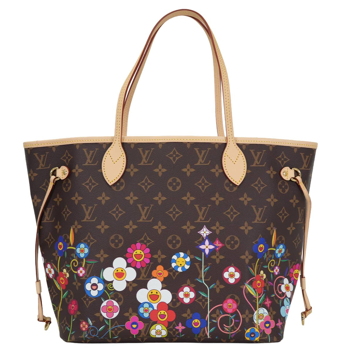 LOUIS VUITTON tote bag LV×TM Takashi Murakami Neverfull MM Multicolor PVC coated canvas Gold HW M13271[BRAND NEW][Authentic]