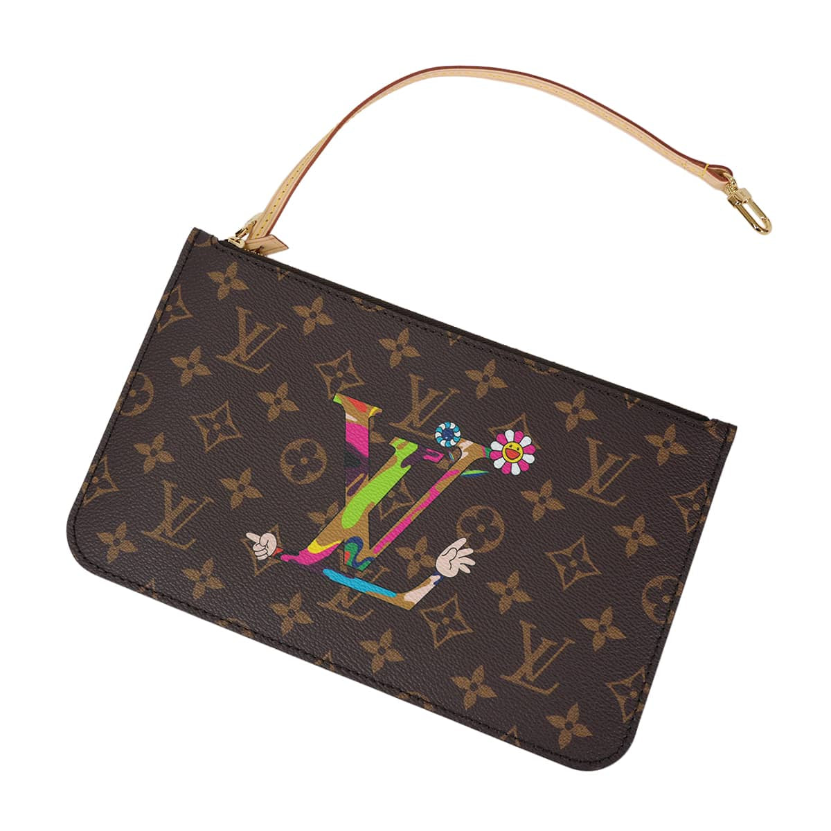 LOUIS VUITTON tote bag LV×TM Takashi Murakami Neverfull MM Multicolor PVC coated canvas Gold HW M13271[BRAND NEW][Authentic]