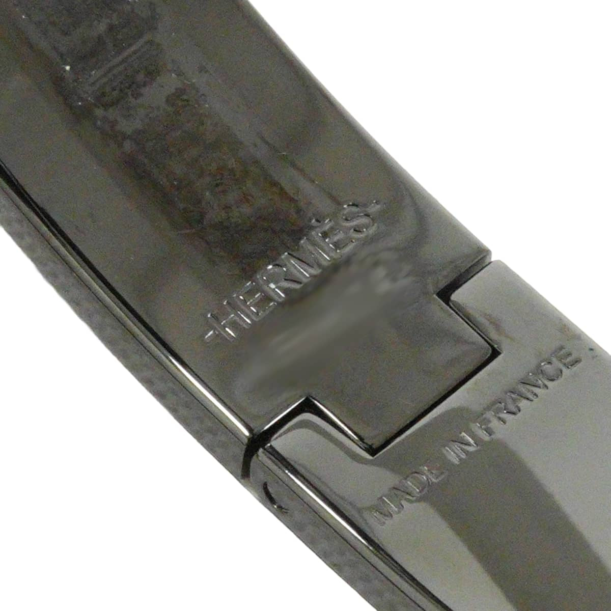 HERMES bracelet Click HH Saw Black #T4 Noir (Black) Black Plated Black HW 703203FK01T4[BRAND NEW][Authentic]