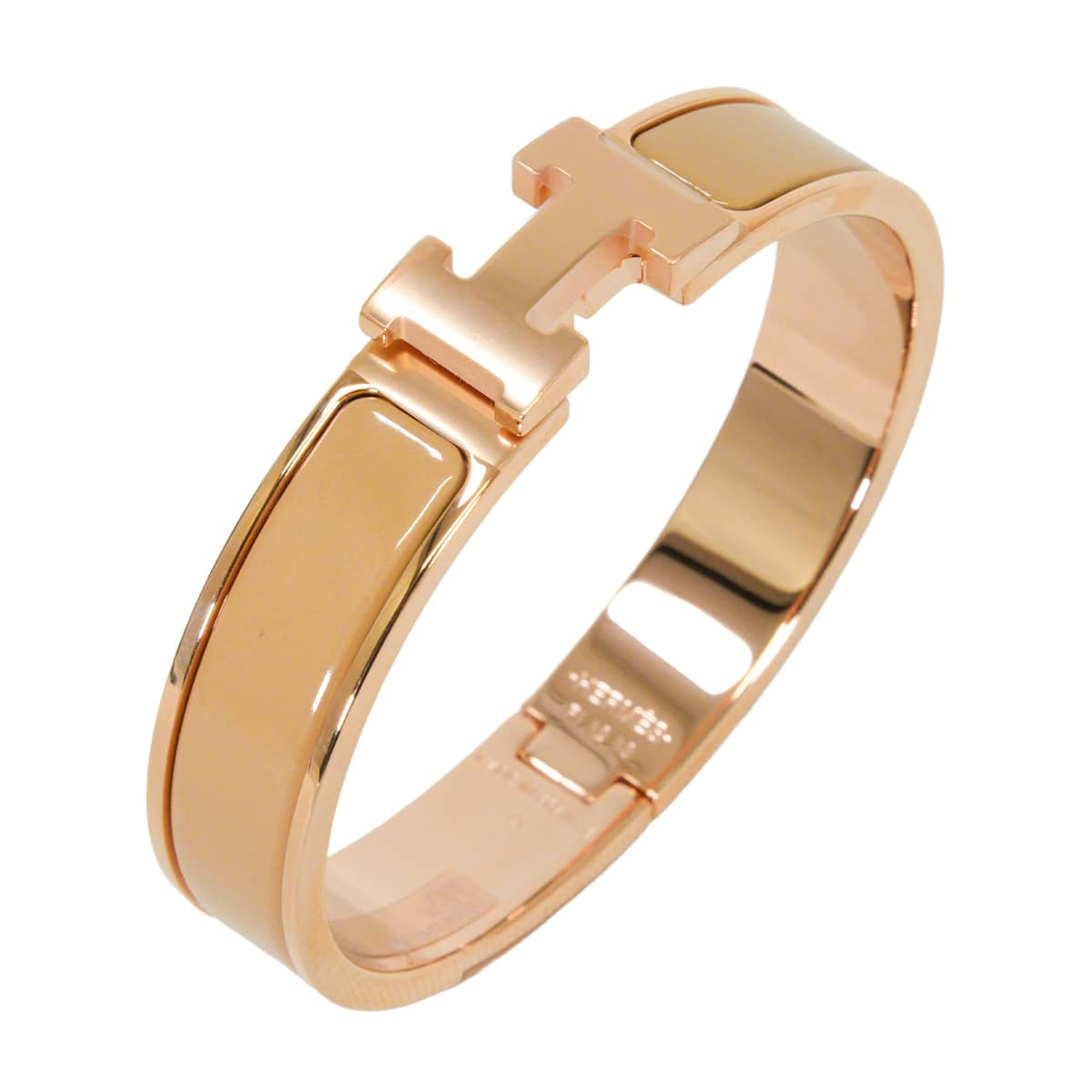 HERMES bracelet Clic H PMSabre Rose Gold plated[BRAND NEW][Authentic]