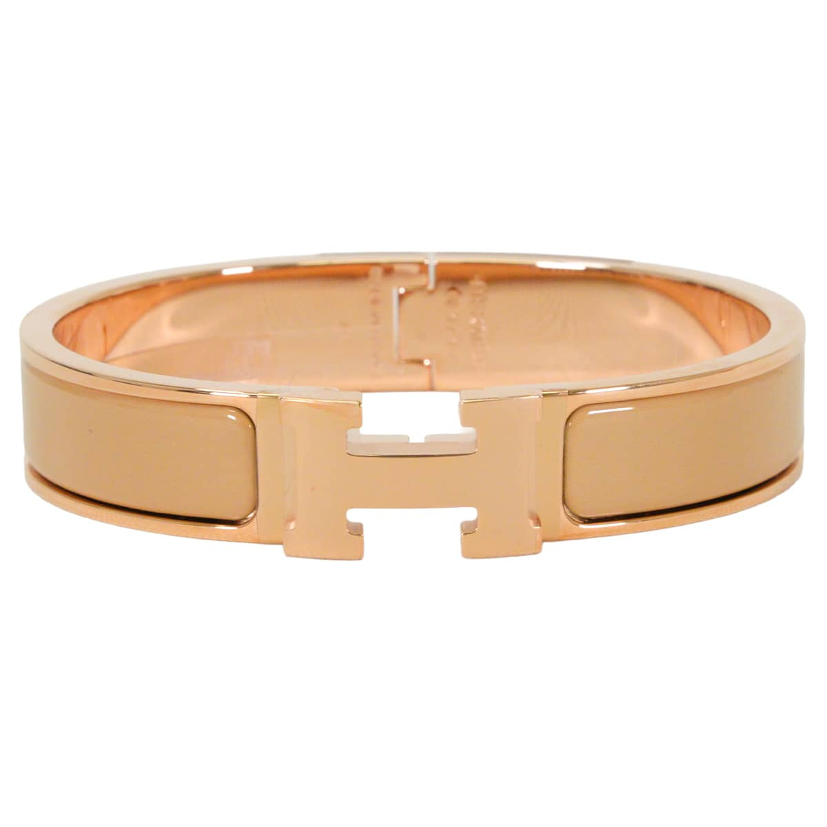 HERMES bracelet Clic H PMSabre Rose Gold plated[BRAND NEW][Authentic]