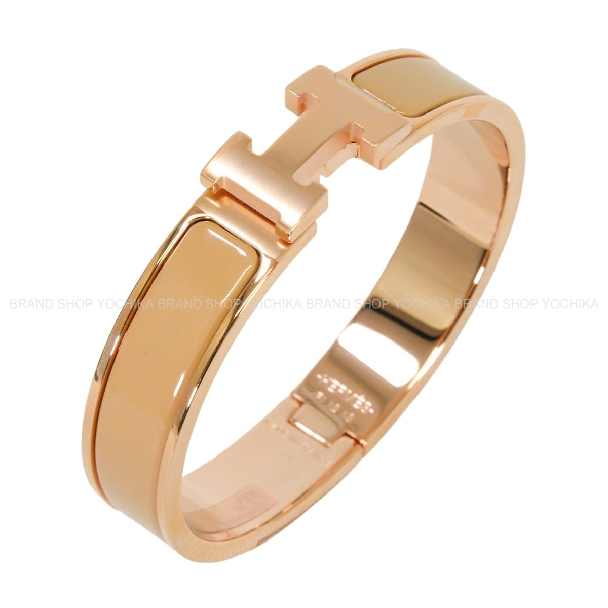 HERMES bracelet Clic H PMSabre Rose Gold plated[BRAND NEW][Authentic]