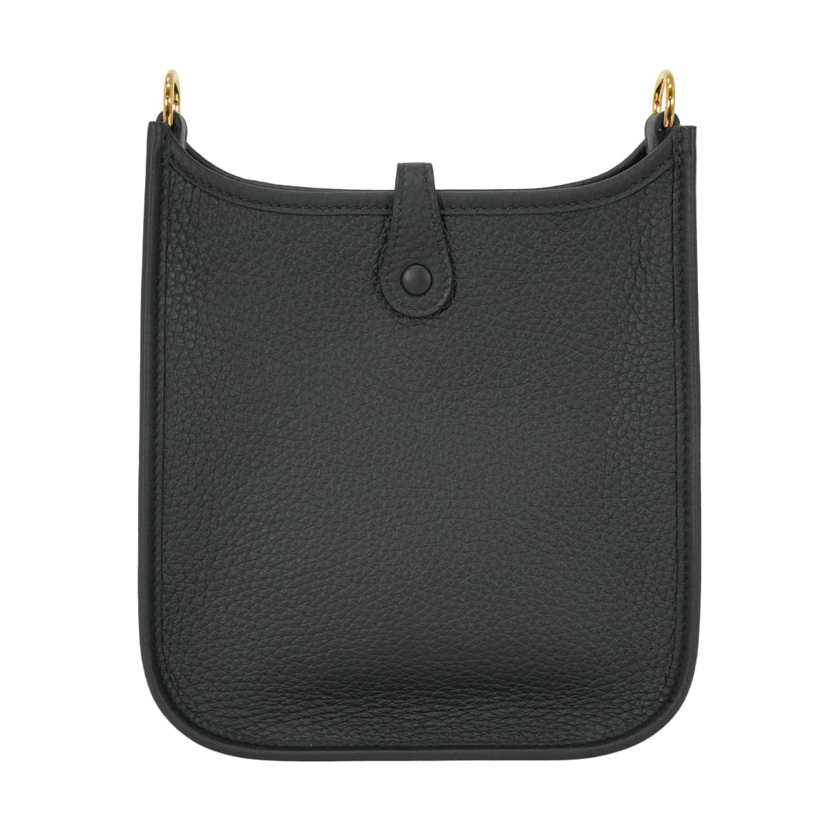 HERMES Shoulder bag Evelyne 16 TPM Noir (Black) Taurillon Clemence Gold HW Stamp K[EXCELLENT][Authentic]