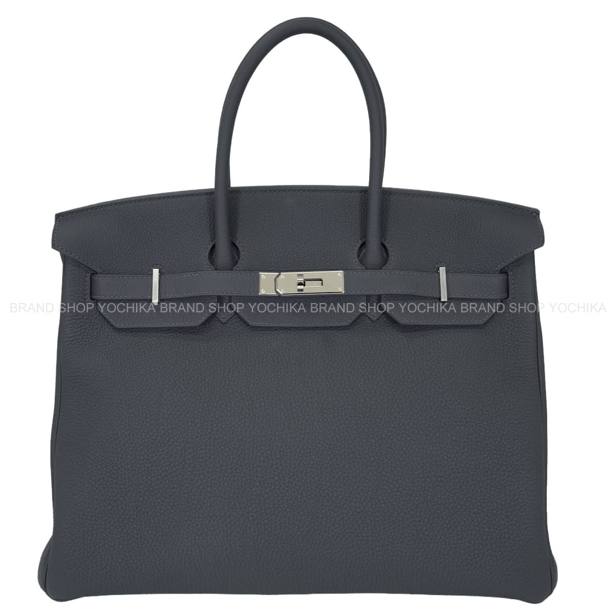 [Pre-loved] HERMES Handbag Birkin35 Ardoise Veau Togo Silver HW Stamp K[LIKE NEW][Authentic]