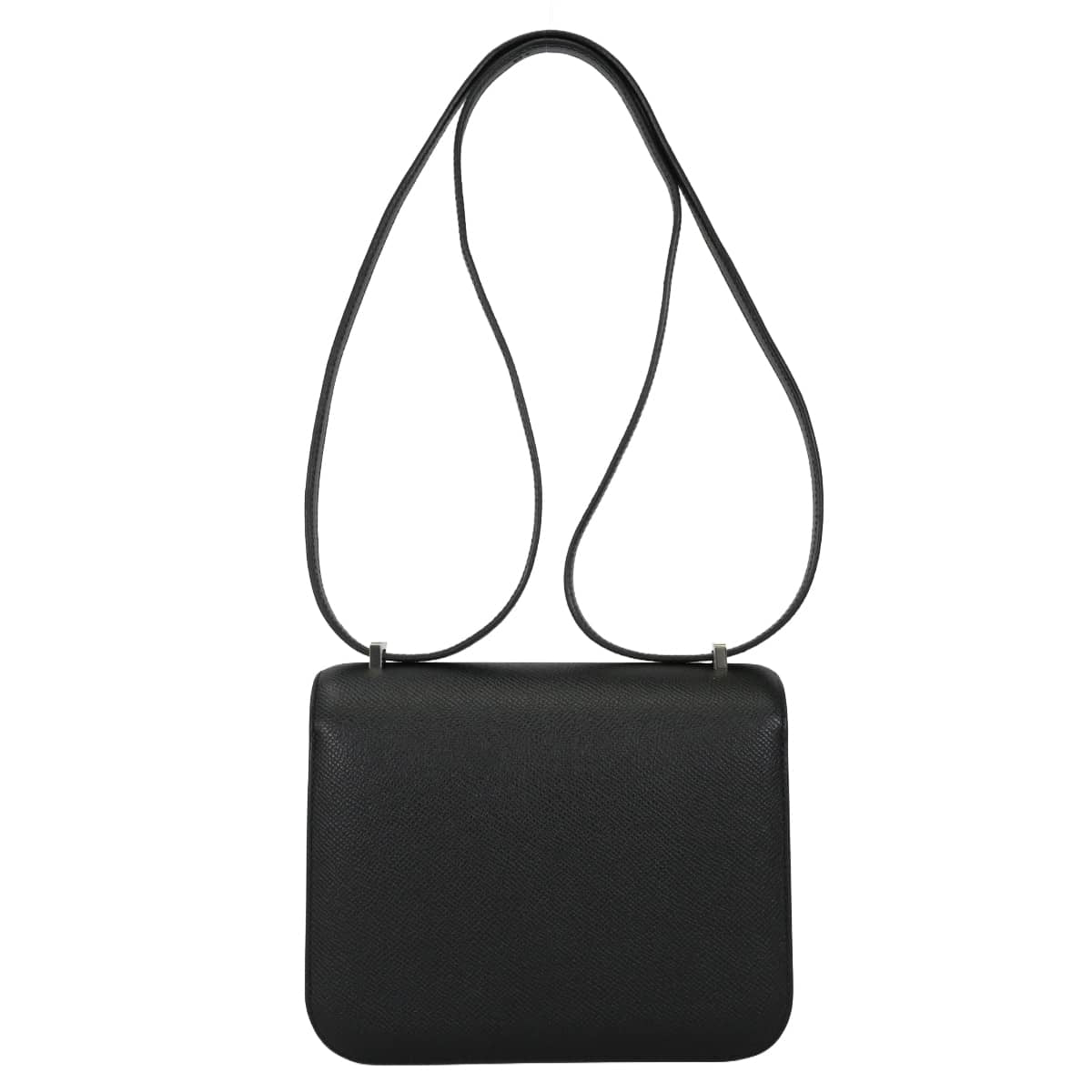 [Pre-loved] HERMES Shoulder bag Constance 3 18 Noir (Black) Veau Epsom Silver HW Stamp A[LIKE NEW][Authentic]