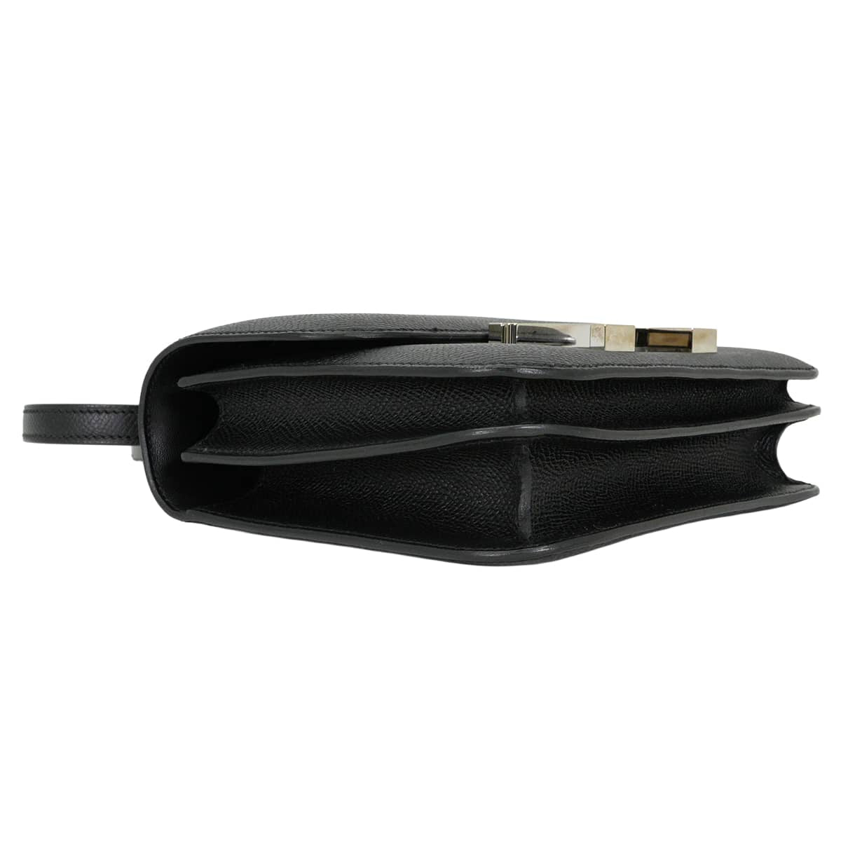 [Pre-loved] HERMES Shoulder bag Constance 3 18 Noir (Black) Veau Epsom Silver HW Stamp A[LIKE NEW][Authentic]