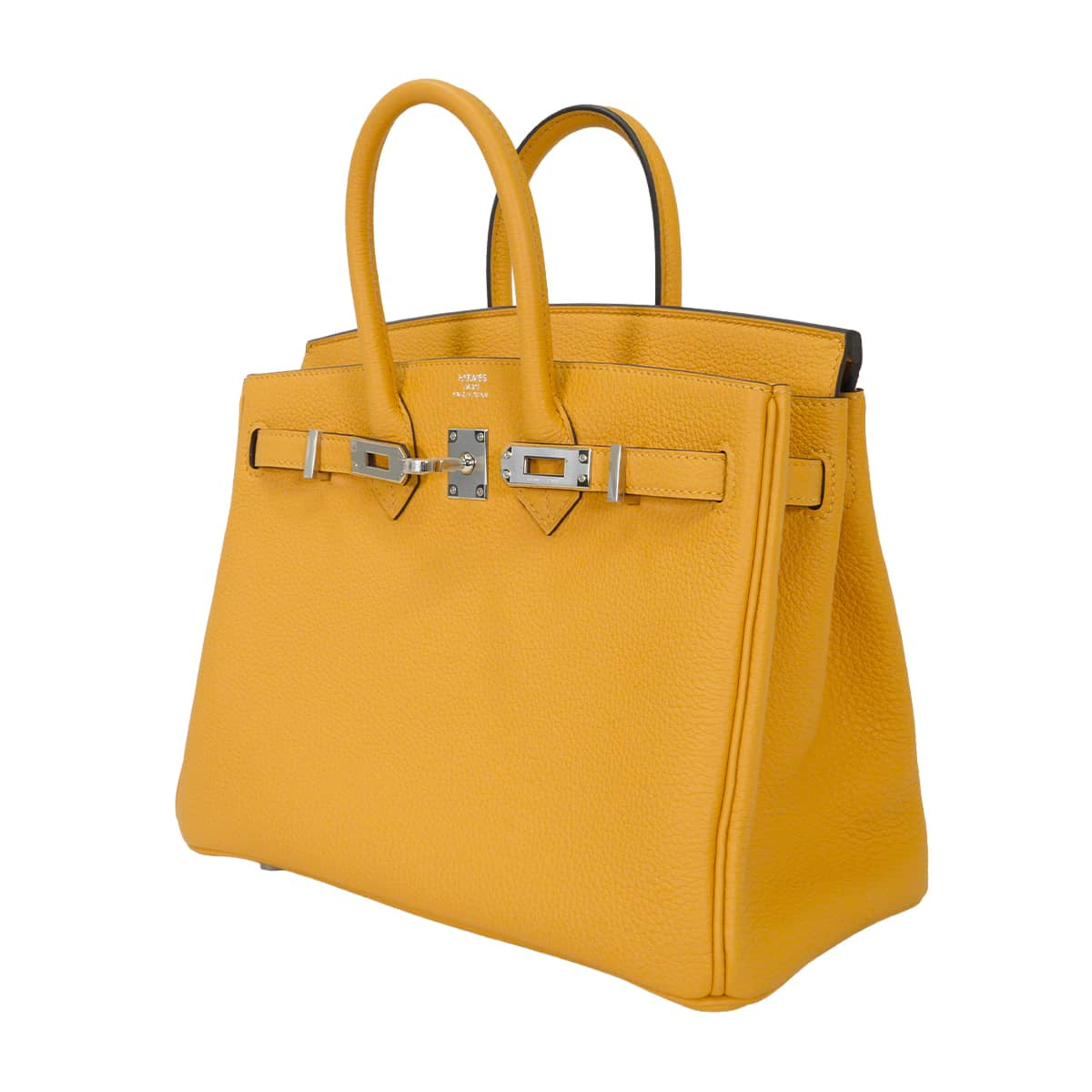 HERMES Handbag Birkin25 Paille Veau Togo Silver HW Stamp G[BRAND NEW][Authentic]