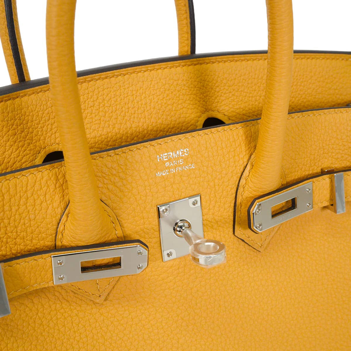 HERMES Handbag Birkin25 Paille Veau Togo Silver HW Stamp G[BRAND NEW][Authentic]