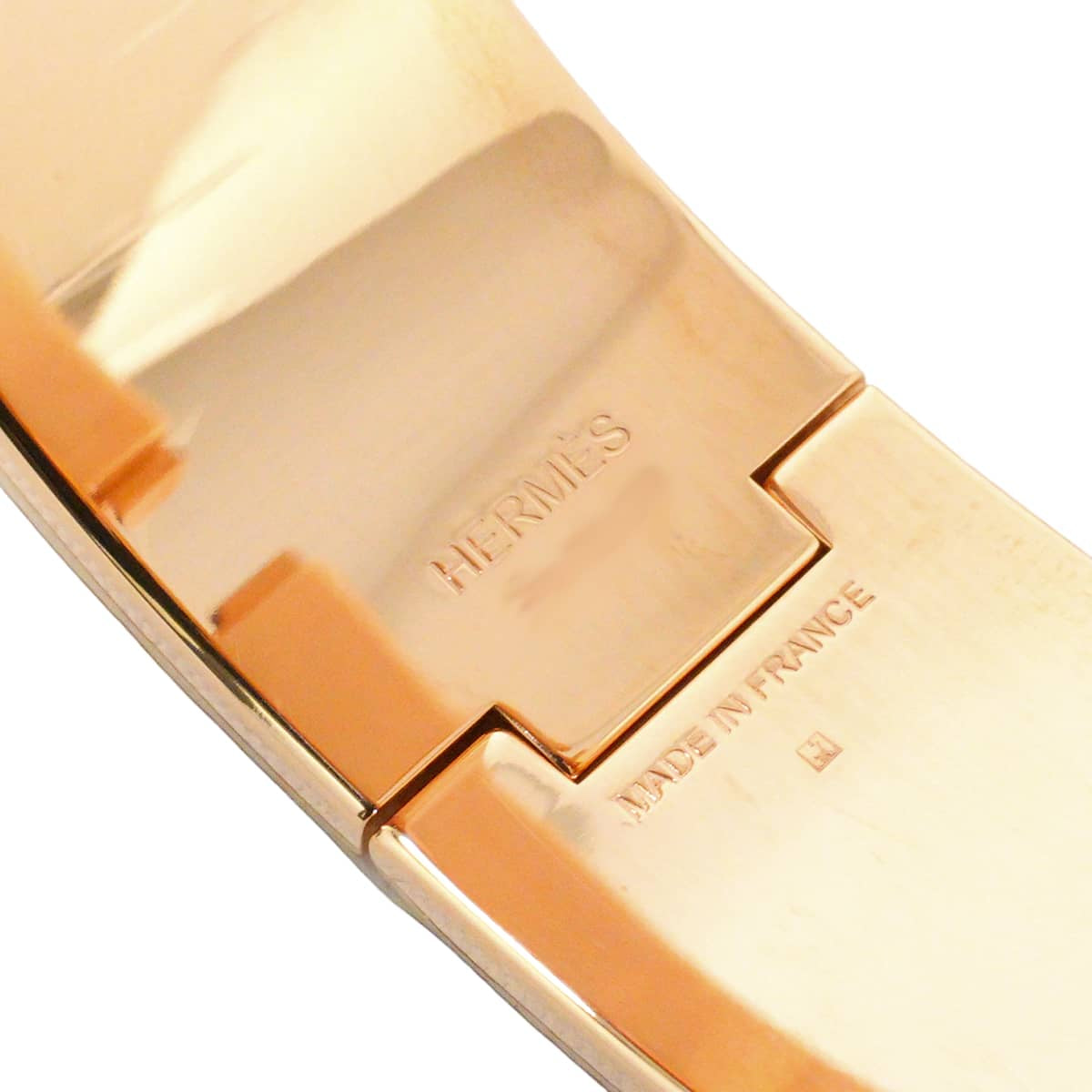 HERMES bracelet Clic Clac H Acinonyx Jubatus GMAube Rose Gold plated Rose Gold HW H305425FOA1GM[EXCELLENT][Authentic]