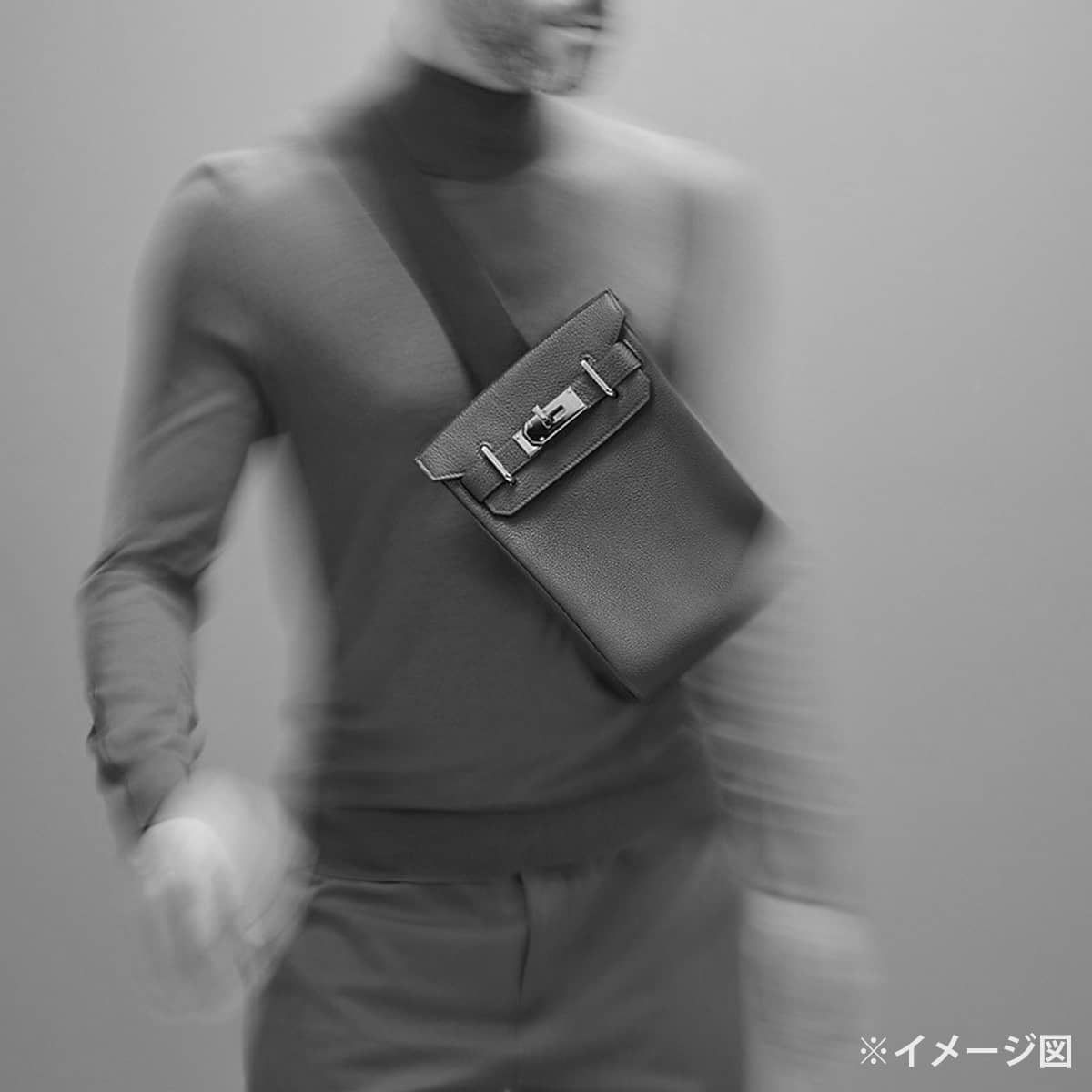 HERMES Shoulder bag Hac a Dos PM Noir (Black) Veau Togo Silver HW Stamp G[BRAND NEW][Authentic]