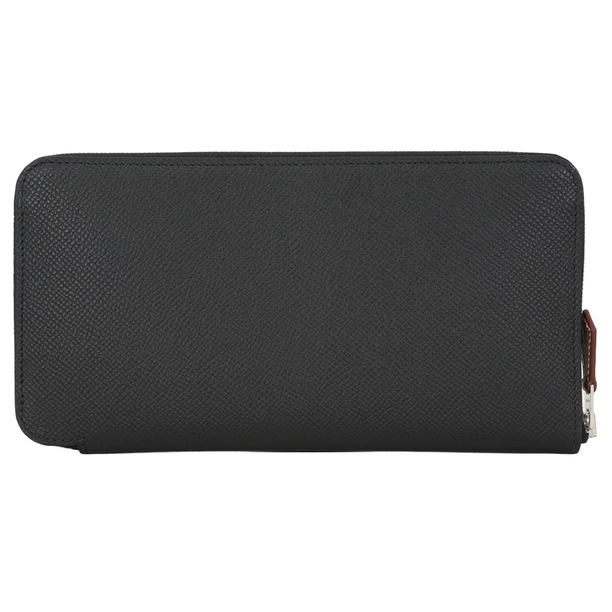 HERMES long wallet Azap Silk'in Long EN LIBERTE! Noir (Black)/Cassis Veau Epsom/Veau Barenia/Silk Silver HW Stamp K[BRAND NEW][Authentic]