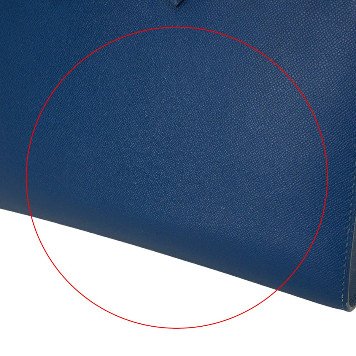 [Pre-loved] HERMES Handbag Birkin25 Sellier Bleu de Prusse Veau Madame Silver HW Stamp Y[USED SA][Authentic]