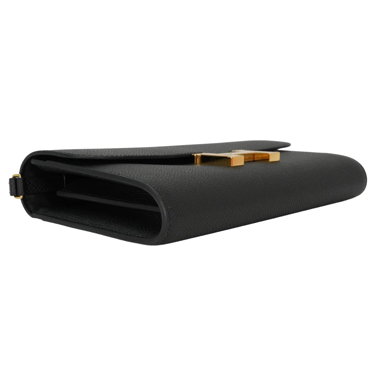 HERMES long wallet Constance Long wallet To Go Noir (Black) Veau Epsom Gold HW Stamp G[BRAND NEW][Authentic]