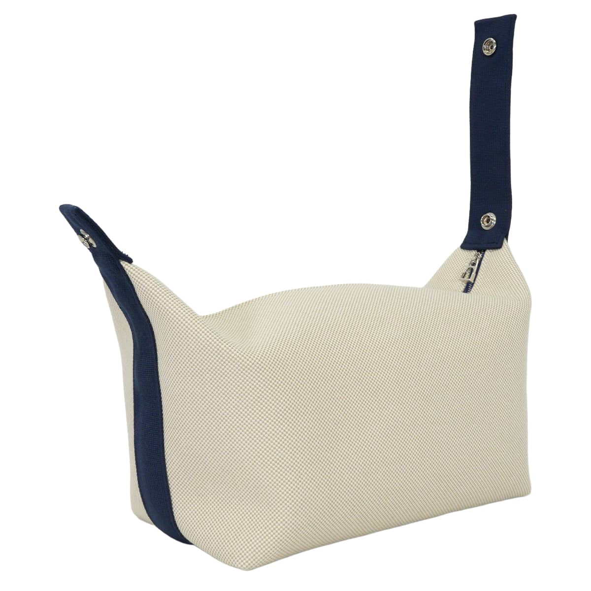 HERMES Handbag Bride a Brac GM Cabriole Gris Perle Toile H Silver HW[BRAND NEW][Authentic]
